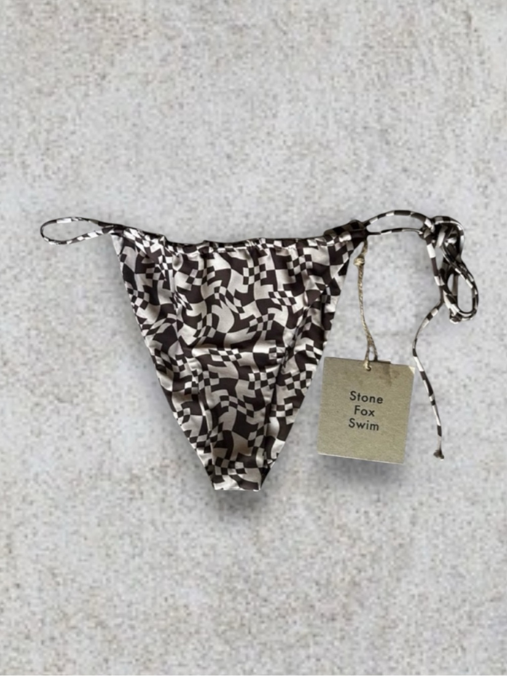NEW Stone Fox Swim River Bikini BOTTOMS Size Large
